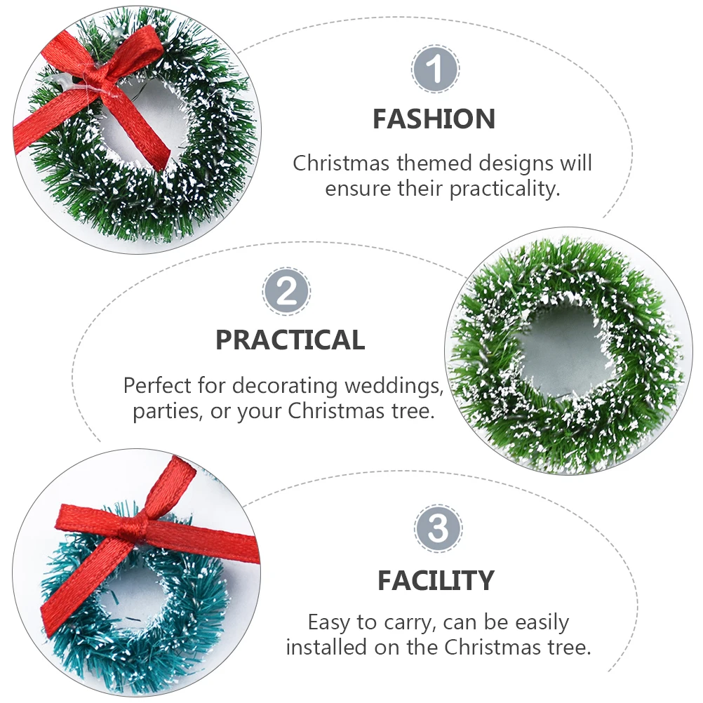 16 Pcs Cones Pine Needle Ring Material Christmas Decoration Decorative Wreath Party Decorations
16 Pcs Cones Pine Needle Ring Material Christmas Decoration Decorative Wreath Party Decorations