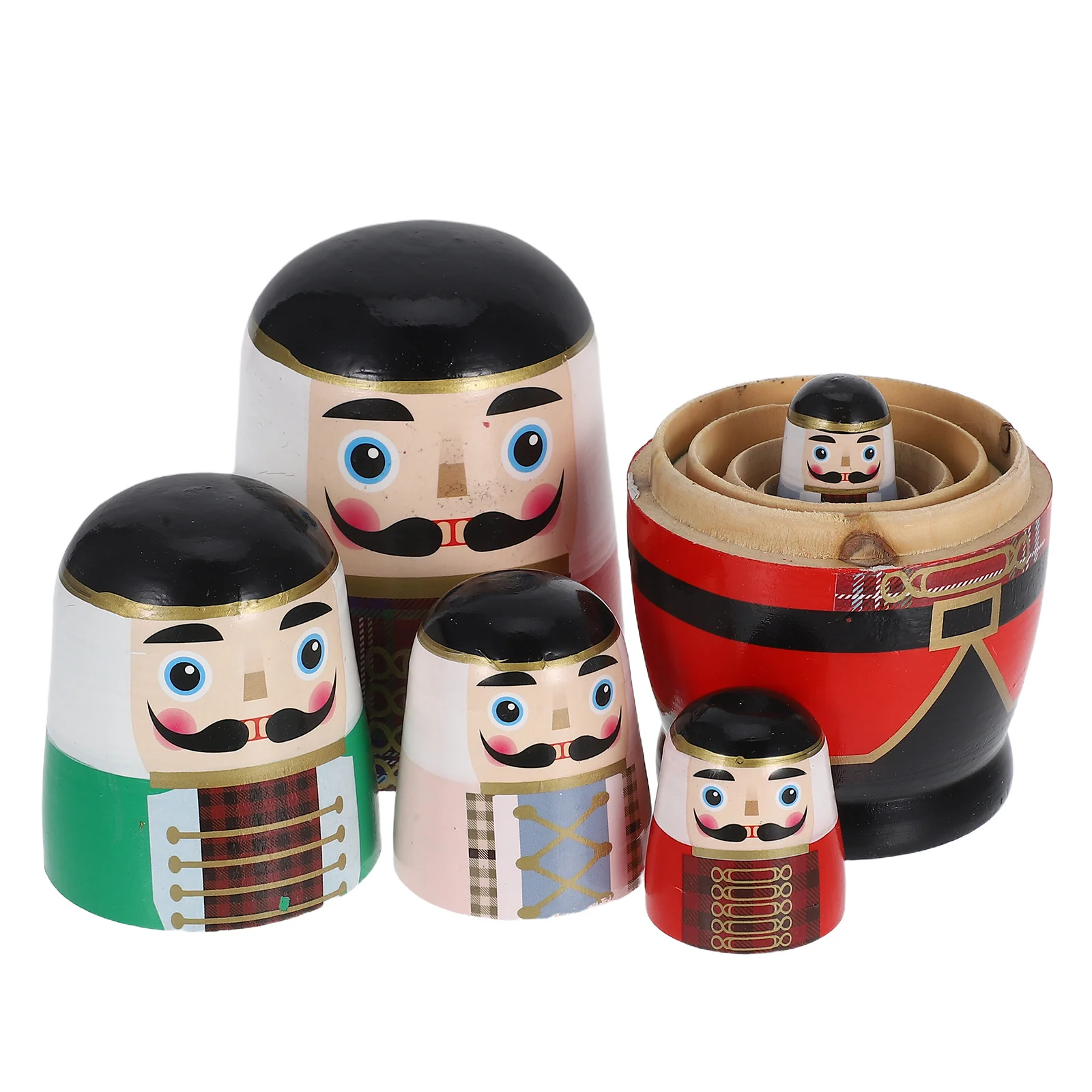 1Set Wood Nested Set Xmas Nutcracker Theme Handcrafted Smooth Finish Safe Material Family Bonding Game Kids Party Favor
1Set Wood Nested Set Xmas Nutcracker Theme Handcrafted Smooth Finish Safe Material Family Bonding Game Kids Party Favor