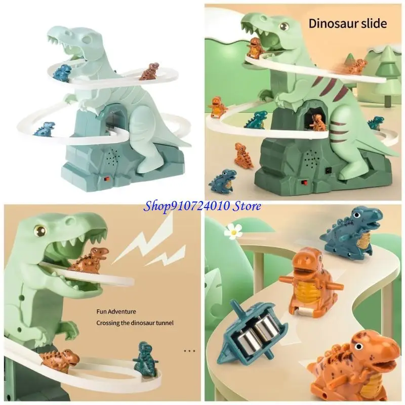 77HD Musical Dinosaur Climbing Stair Toy Electric Racing Track Toy With 3Pcs Dinosaur Figurine Kids Birthday Gift
77HD Musical Dinosaur Climbing Stair Toy Electric Racing Track Toy With 3Pcs Dinosaur Figurine Kids Birthday Gift
