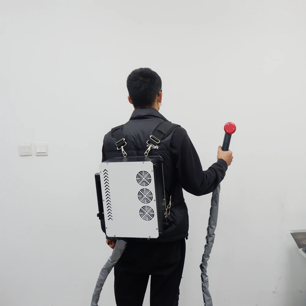Portable Small Size Back Bag Type 100w Pulse Laser Cleaning Machine Rust/ Paint Remove Fiber Laser JPT Source
Portable Small Size Back Bag Type 100w Pulse Laser Cleaning Machine Rust/ Paint Remove Fiber Laser JPT Source