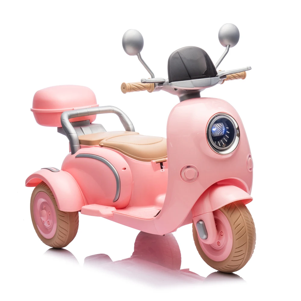 12V Two-seater Kids Ride on Level Up Electric Motorcycle 2wd Three-wheel Toy W/Music Bluetooth USB Backseat Flip Adult Seat
12V Two-seater Kids Ride on Level Up Electric Motorcycle 2wd Three-wheel Toy W/Music Bluetooth USB Backseat Flip Adult Seat