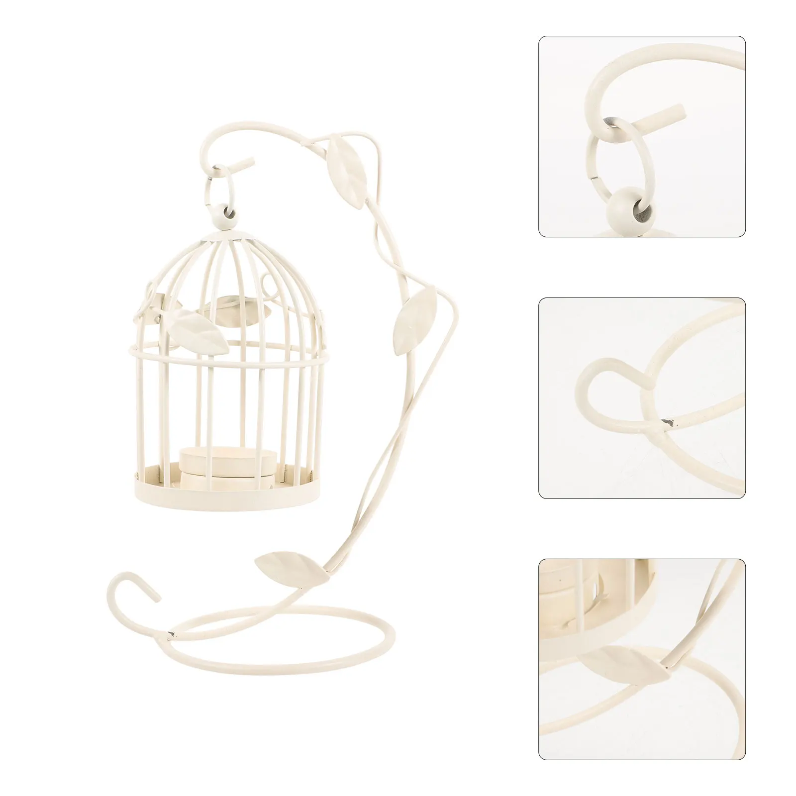 White Vintage Hanging Candlestick Holder 13*8.5*8.5Cm Wire Cage For Home Wedding Party Decoration Table Indoor Outdoor
White Vintage Hanging Candlestick Holder 13*8.5*8.5Cm Wire Cage For Home Wedding Party Decoration Table Indoor Outdoor