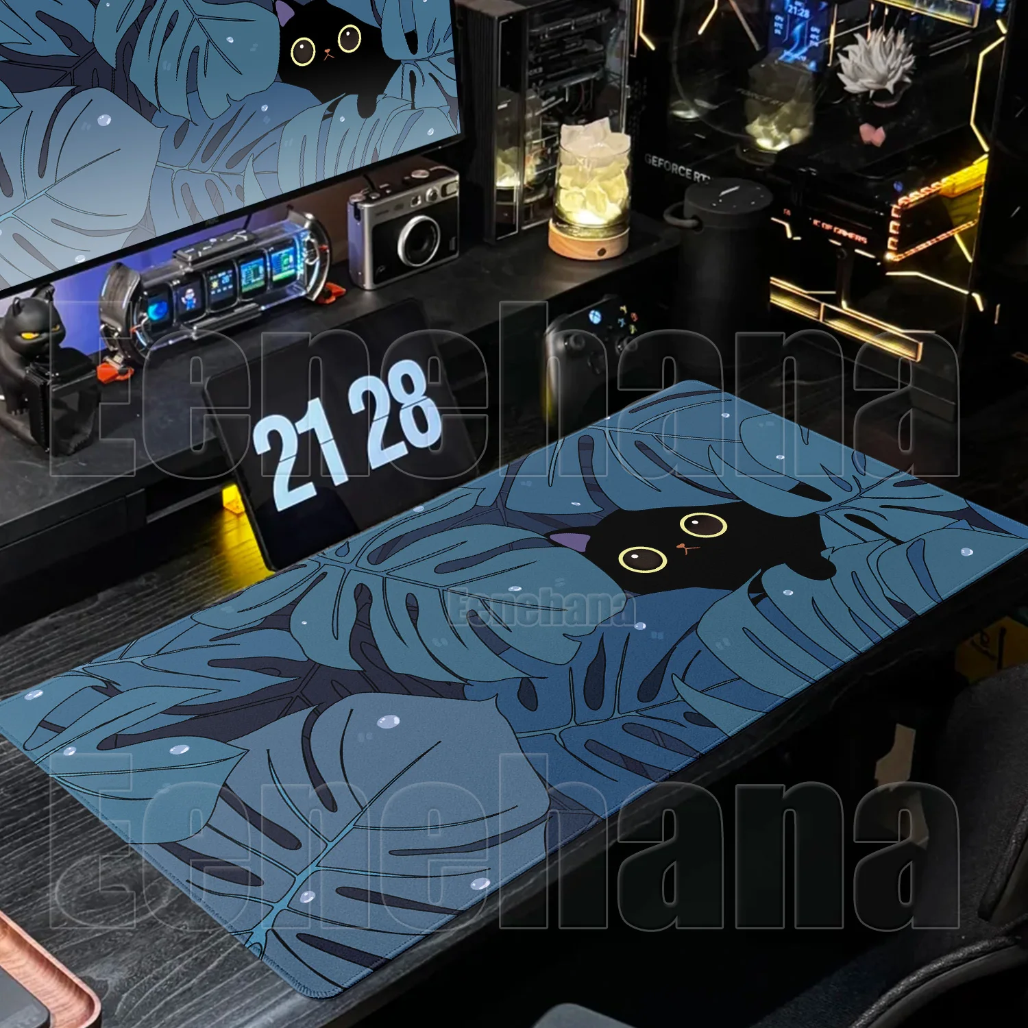 HD Cute Plant Black Cat Mouse Pad Keyboard Expansion Pad Carpets Kawaii Office PC Gaming Table Gamer Accessories Laptop Desk Mat
HD Cute Plant Black Cat Mouse Pad Keyboard Expansion Pad Carpets Kawaii Office PC Gaming Table Gamer Accessories Laptop Desk Mat
