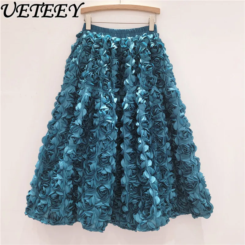 2025 Spring Summer New Women's Fashion Elastic High Waist Flower Tutu Skirts Fairy Big Swing Mid-length A-shaped Skirts
2025 Spring Summer New Women's Fashion Elastic High Waist Flower Tutu Skirts Fairy Big Swing Mid-length A-shaped Skirts