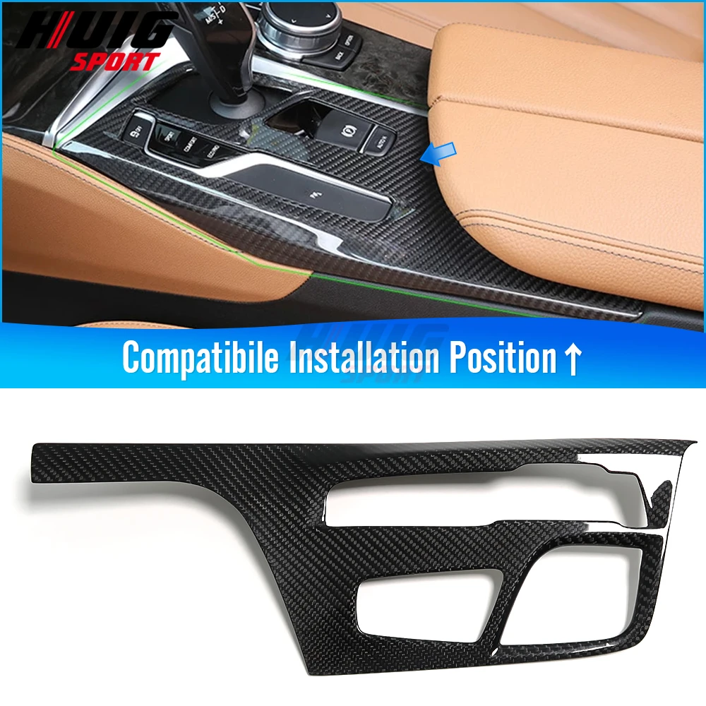 For BMW 5 Series G30 G31 G38 M5 F90 2018-2021 Real Carbon Fiber Car Interior Central Console Gear Shift Panel Frame Cover Trim
For BMW 5 Series G30 G31 G38 M5 F90 2018-2021 Real Carbon Fiber Car Interior Central Console Gear Shift Panel Frame Cover Trim