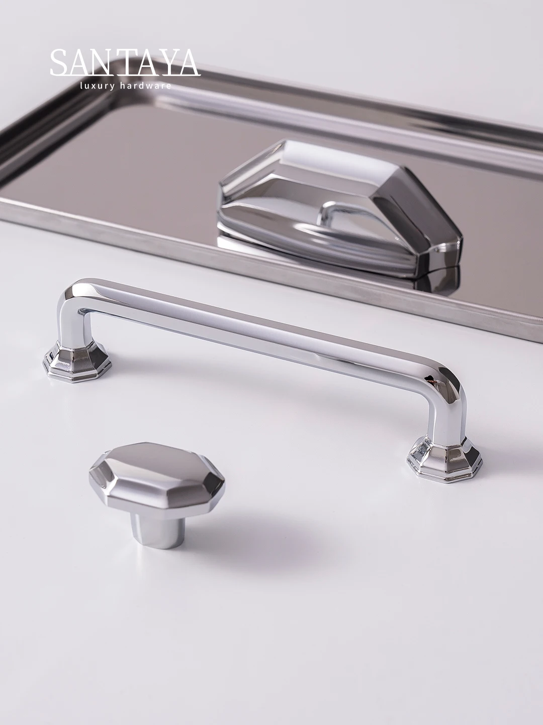 Santaya Brass Furniture Handles Kitchen Cabinet Pull Chrome Silver Handles Dresser Drawer Knobs Luxury Hardware Accessories
Santaya Brass Furniture Handles Kitchen Cabinet Pull Chrome Silver Handles Dresser Drawer Knobs Luxury Hardware Accessories