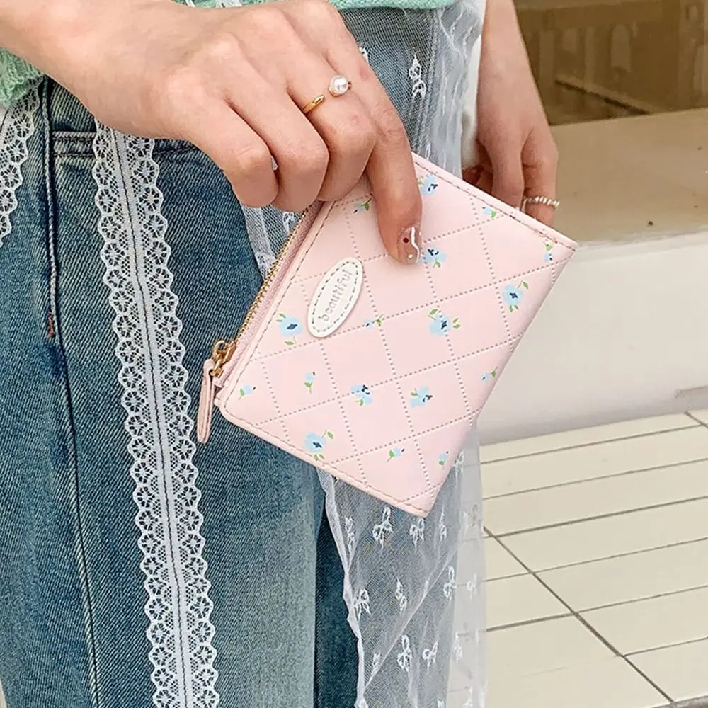 Portable Flower Women's Wallet Fold Pu Leather Student Wallet Short Zipper Coin Purse Card Bag
Portable Flower Women's Wallet Fold Pu Leather Student Wallet Short Zipper Coin Purse Card Bag