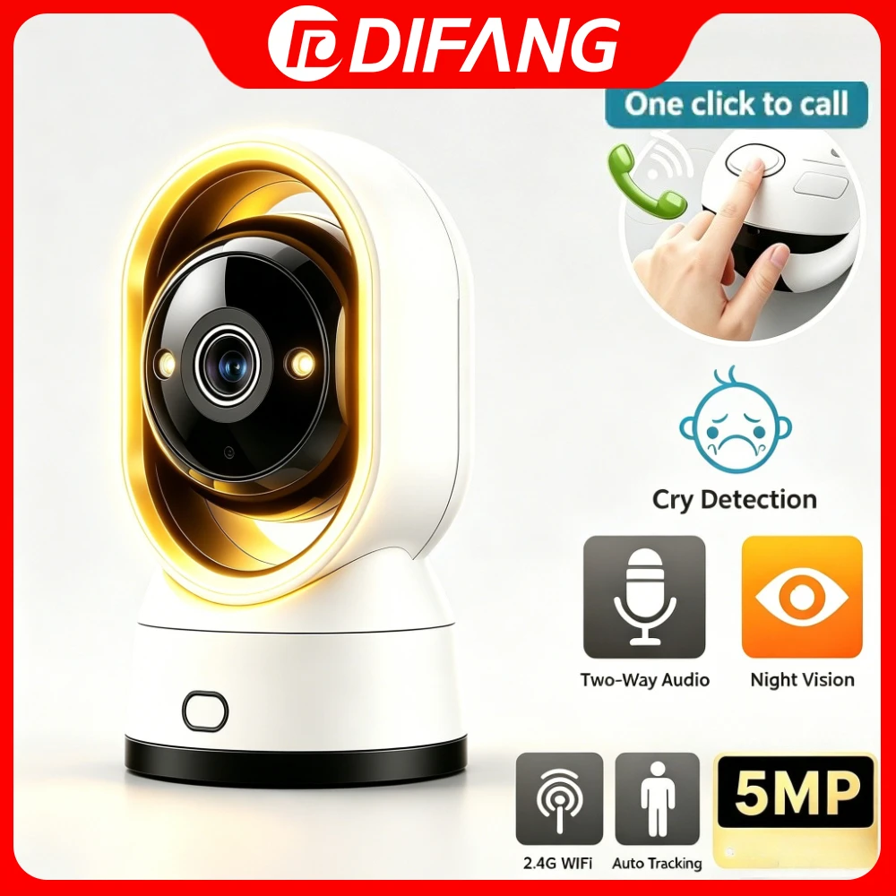 2026 New WiFi Baby Monitor Voice Call,Cry Detection, Night Bulb, Two-Way Audio Video Baby Monitor Pet Cam Home Surveillance
2026 New WiFi Baby Monitor Voice Call,Cry Detection, Night Bulb, Two-Way Audio Video Baby Monitor Pet Cam Home Surveillance