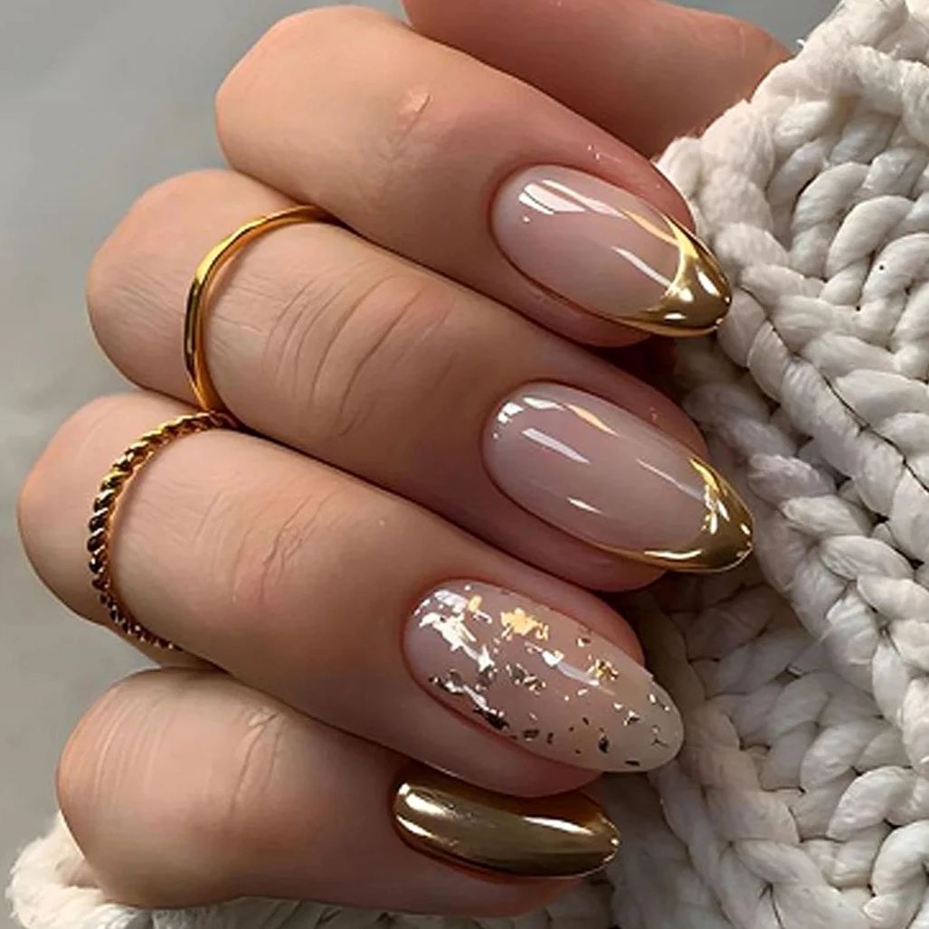 Luxury Gold Glitter Powder Sequin Lines French Halo Dyeing Silver Fake Nails Charms False Nails Art Press on Nails Manicure Tips
Luxury Gold Glitter Powder Sequin Lines French Halo Dyeing Silver Fake Nails Charms False Nails Art Press on Nails Manicure Tips