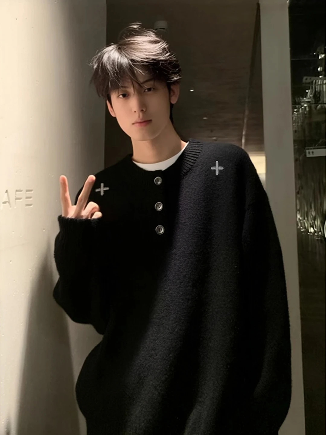 Bla American Sle Knitted irt Men's Autumn Winter Lazy High-End Inner Wear Cleanfit Knitwear Regular Fit Long Sve
Bla American Sle Knitted irt Men's Autumn Winter Lazy High-End Inner Wear Cleanfit Knitwear Regular Fit Long Sve