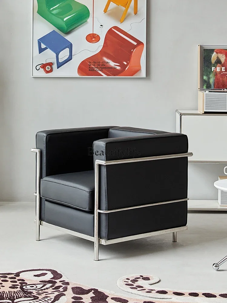 Single-Seat Sofa Chair Bauhaus Style Light Luxury Classic Designer Chair Minimalist
Single-Seat Sofa Chair Bauhaus Style Light Luxury Classic Designer Chair Minimalist