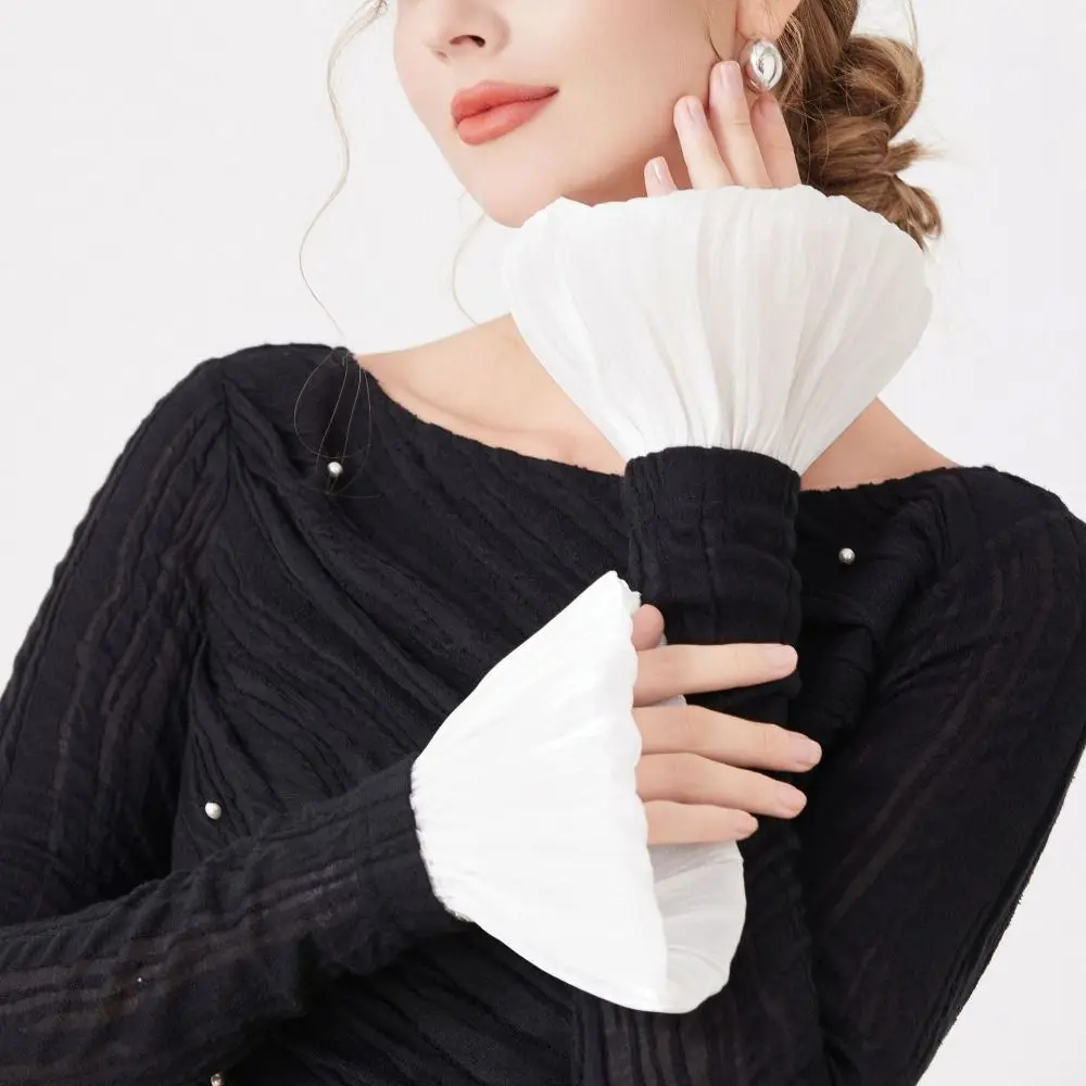 Double Layer Lace Fake Cuffs Flower Polka Dot Elastic Sleeve Cuffs All-match Detachable False Cuff Sleeve Sweater Decorative
Double Layer Lace Fake Cuffs Flower Polka Dot Elastic Sleeve Cuffs All-match Detachable False Cuff Sleeve Sweater Decorative