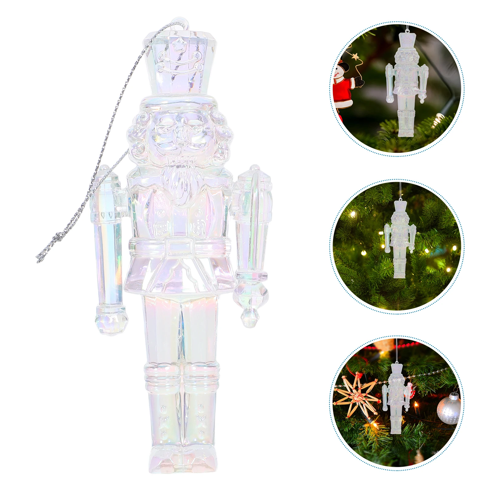 Christmas Ornaments Acrylic Nutcracker Pendant Decor Hanging Nutcrackers Colorful Festival Child Decorations
Christmas Ornaments Acrylic Nutcracker Pendant Decor Hanging Nutcrackers Colorful Festival Child Decorations