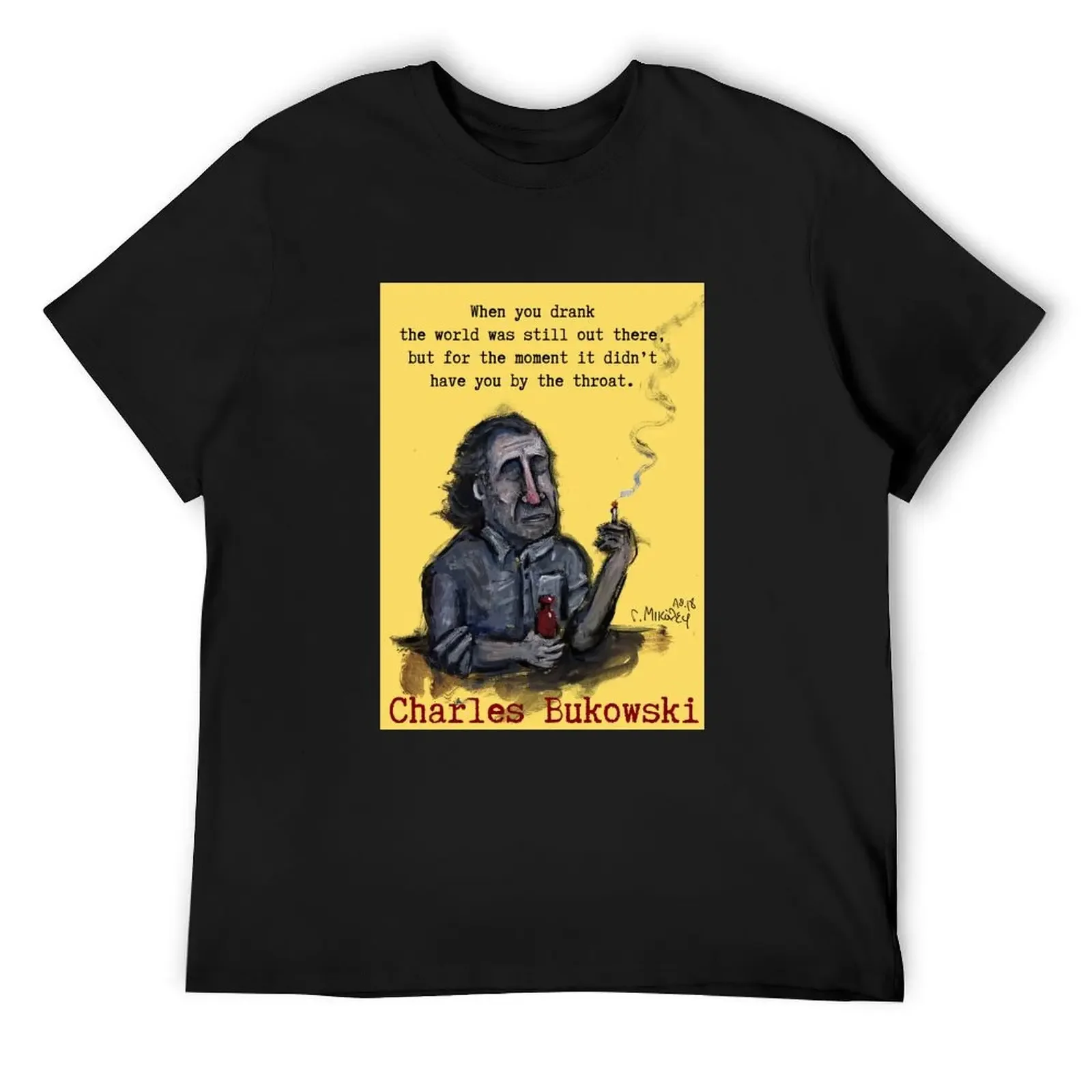 Bukowski T-Shirt custom t-shirts basketball graphic tees Aesthetic clothing men t shirts
Bukowski T-Shirt custom t-shirts basketball graphic tees Aesthetic clothing men t shirts