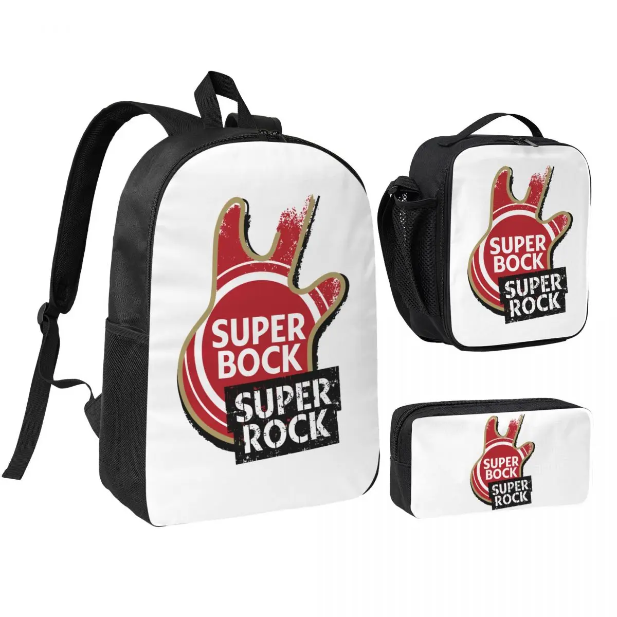 Super Bock Backpack Boys Girls BookBag School Bag Shoulder Bags 3ps Insulated Lunch Bag Pencil Case
Super Bock Backpack Boys Girls BookBag School Bag Shoulder Bags 3ps Insulated Lunch Bag Pencil Case