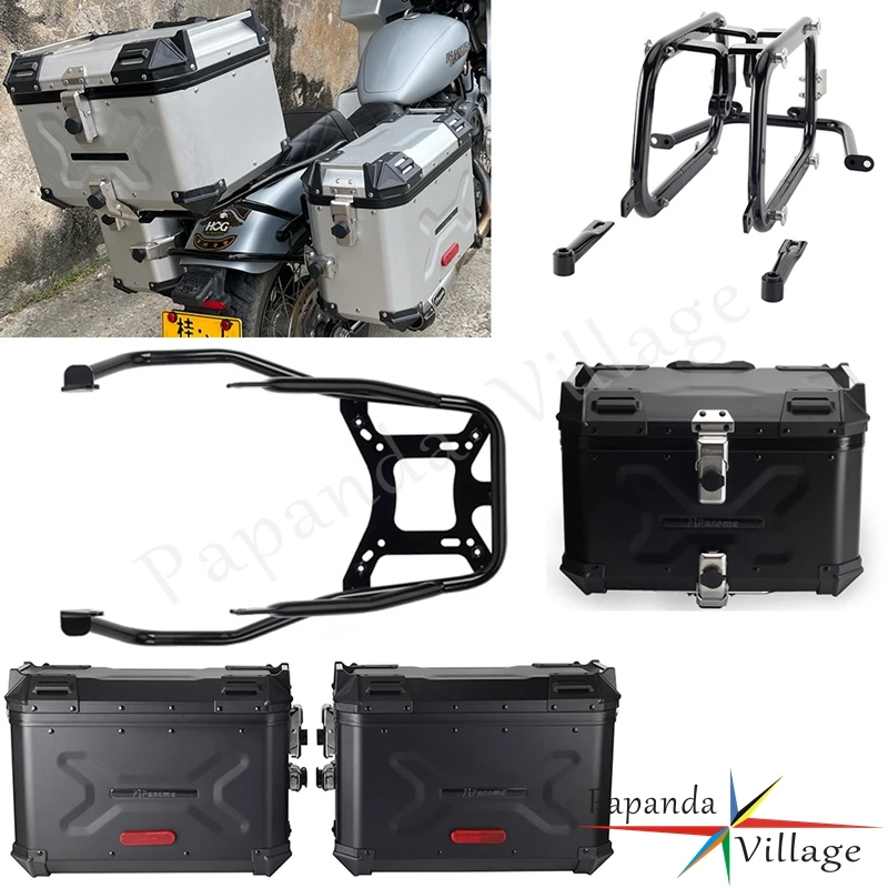 For Harley FXBB FXST 18-20 Street 114 FXBBS 2021-2023 Motorcycle Tail Side Top Cases Trunk Pannier Saddlebag W/Mounting System
For Harley FXBB FXST 18-20 Street 114 FXBBS 2021-2023 Motorcycle Tail Side Top Cases Trunk Pannier Saddlebag W/Mounting System