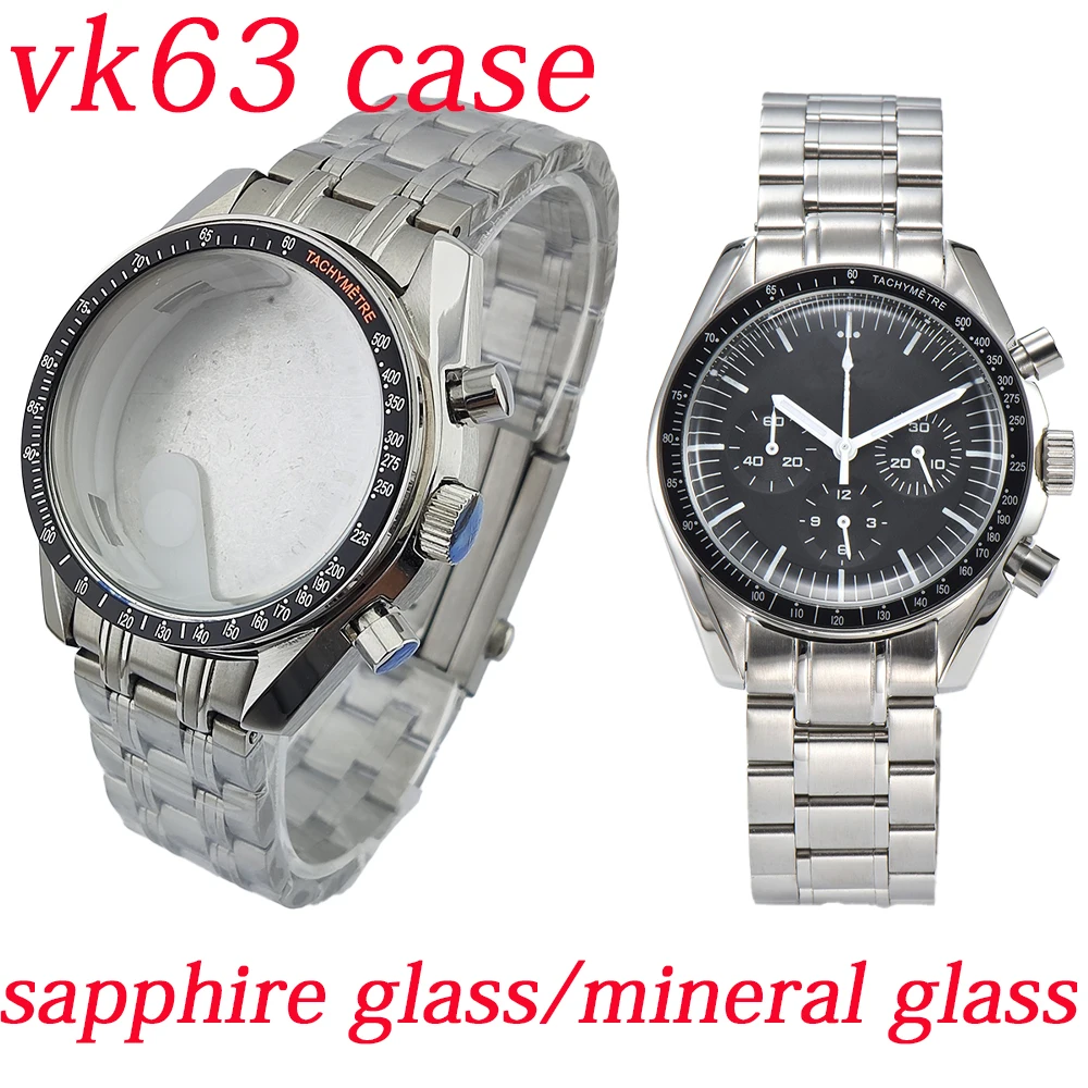 sapphire glass 39.7mm Men's watches metal case FIT VK63 movement case watch accessories watch parts Fits 20mm strap Watch Box
sapphire glass 39.7mm Men's watches metal case FIT VK63 movement case watch accessories watch parts Fits 20mm strap Watch Box