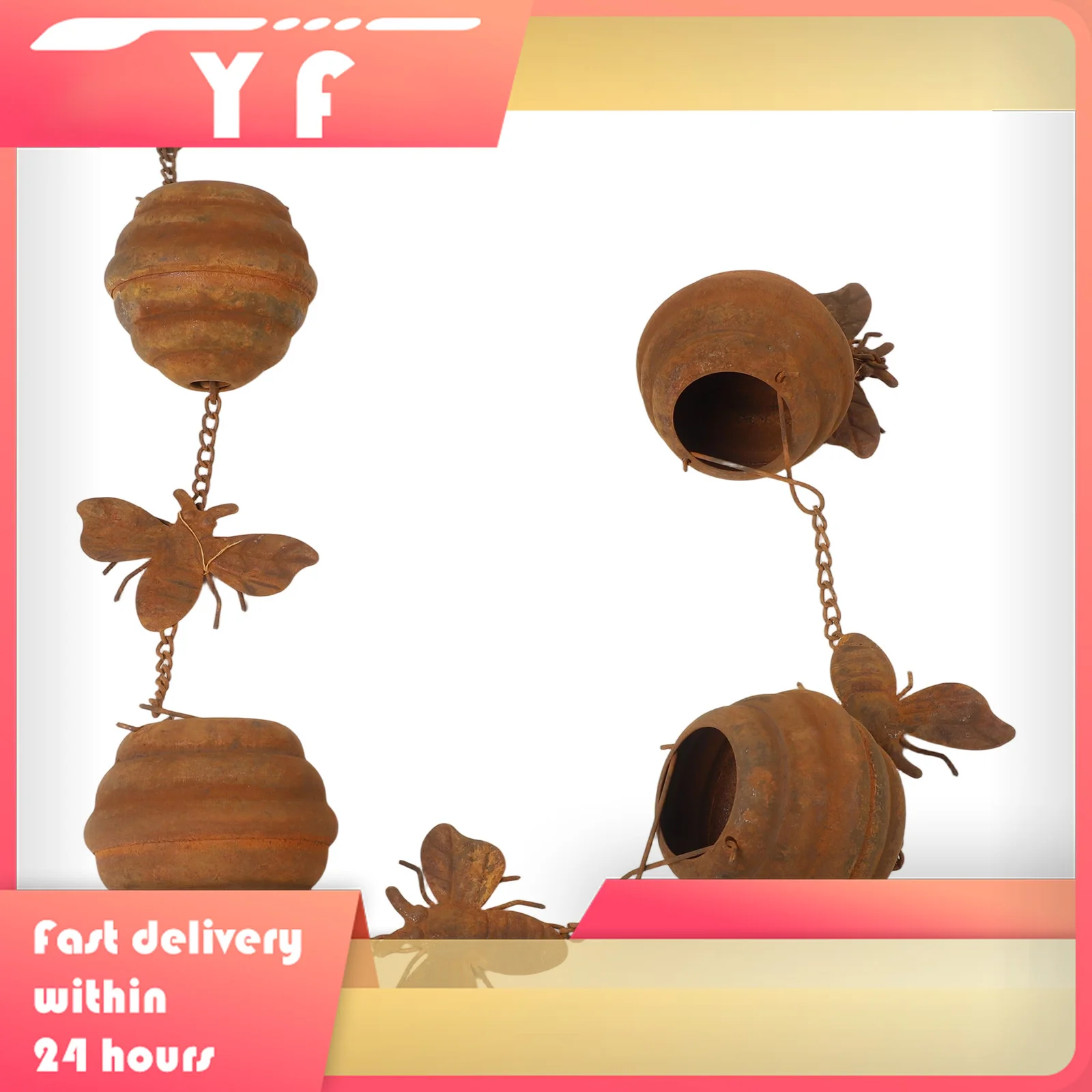 Bee Rain Chains For Gutters, Rainwater Collectors For Downspouts, Diverter Water Replacement For Downspout Metal Rainwater
Bee Rain Chains For Gutters, Rainwater Collectors For Downspouts, Diverter Water Replacement For Downspout Metal Rainwater