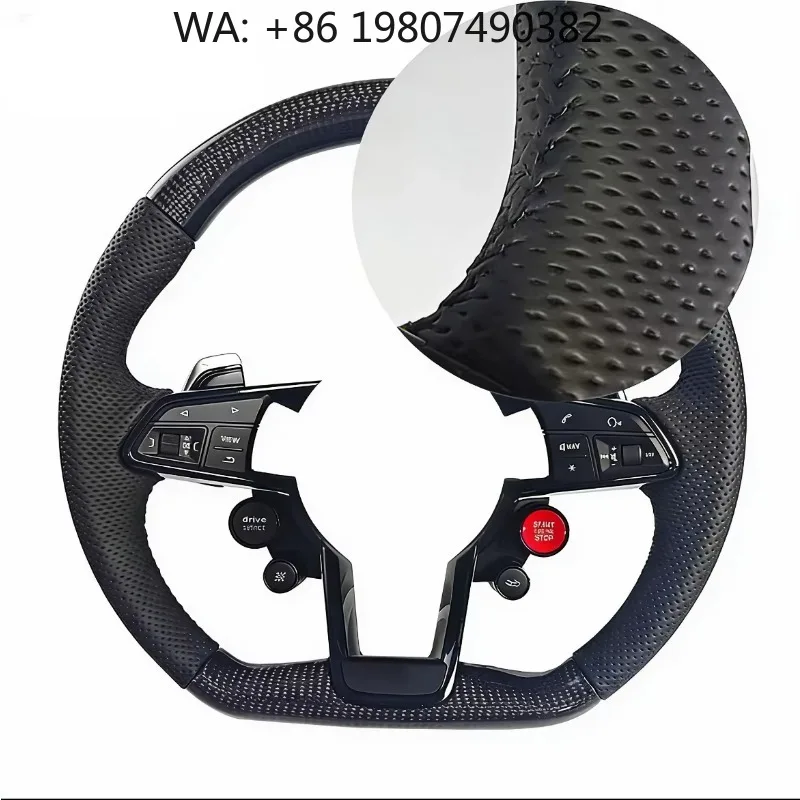Four Button Custom Carbon Fiber Modified Steering Wheel Fit R8 Sport Interior Upade Replacement Parts
Four Button Custom Carbon Fiber Modified Steering Wheel Fit R8 Sport Interior Upade Replacement Parts