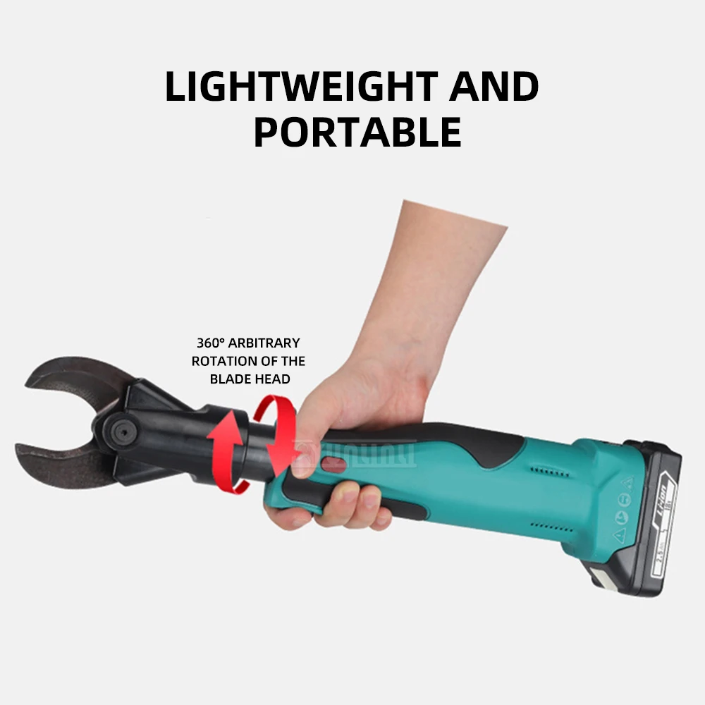 60kN Cordless Hydraulic Cable Cutter ES-32 Portable Electric Scissors / Shears for Copper & Aluminum Wire
60kN Cordless Hydraulic Cable Cutter ES-32 Portable Electric Scissors / Shears for Copper & Aluminum Wire