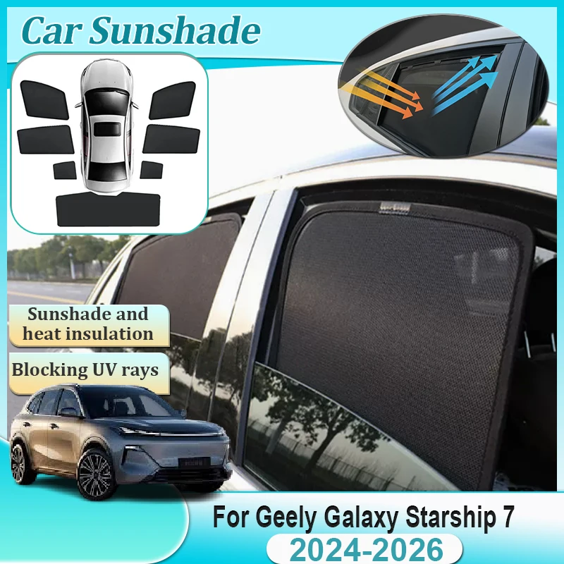 Car Sunshade For Geely Galaxy Starship 7 EM-i 2024 2025 2026 Magnetic Visor Side Window Curtain UV Blocking Part Car Accessories
Car Sunshade For Geely Galaxy Starship 7 EM-i 2024 2025 2026 Magnetic Visor Side Window Curtain UV Blocking Part Car Accessories