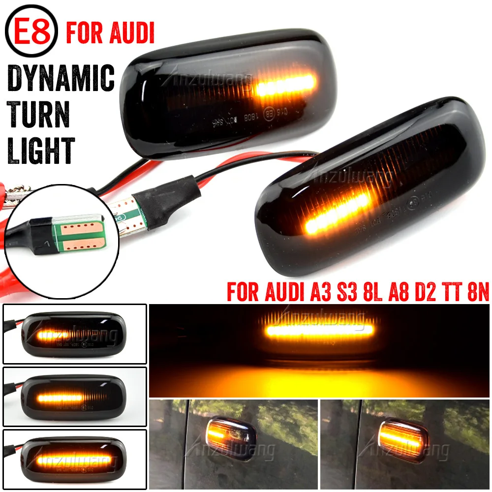 1 Pair LED Dynamic Side Marker Turn Signal Lights Indicator Lamps 8n0 949 127a For Audi A3 S3 8L 00-03 A8 D2 99-02 TT 8N 00-06
1 Pair LED Dynamic Side Marker Turn Signal Lights Indicator Lamps 8n0 949 127a For Audi A3 S3 8L 00-03 A8 D2 99-02 TT 8N 00-06