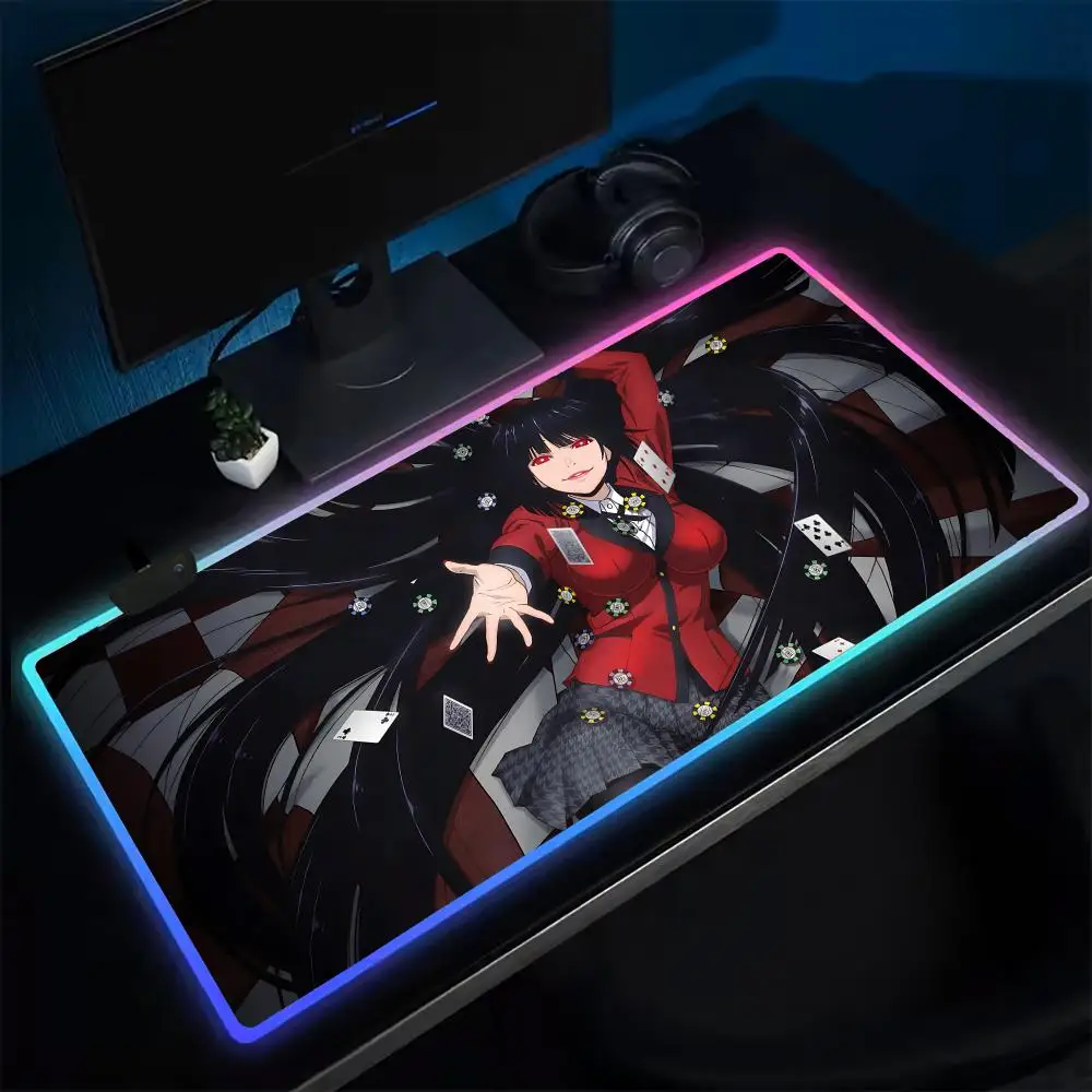Популярный коврик для мыши K-Kakegurui, игровой коврик для мыши в стиле аниме, светодиодные настольные коврики с подсветкой, резиновые настольные коврики XXL RGB
Популярный коврик для мыши K-Kakegurui, игровой коврик для мыши в стиле аниме, светодиодные настольные коврики с подсветкой, резиновые настольные коврики XXL RGB