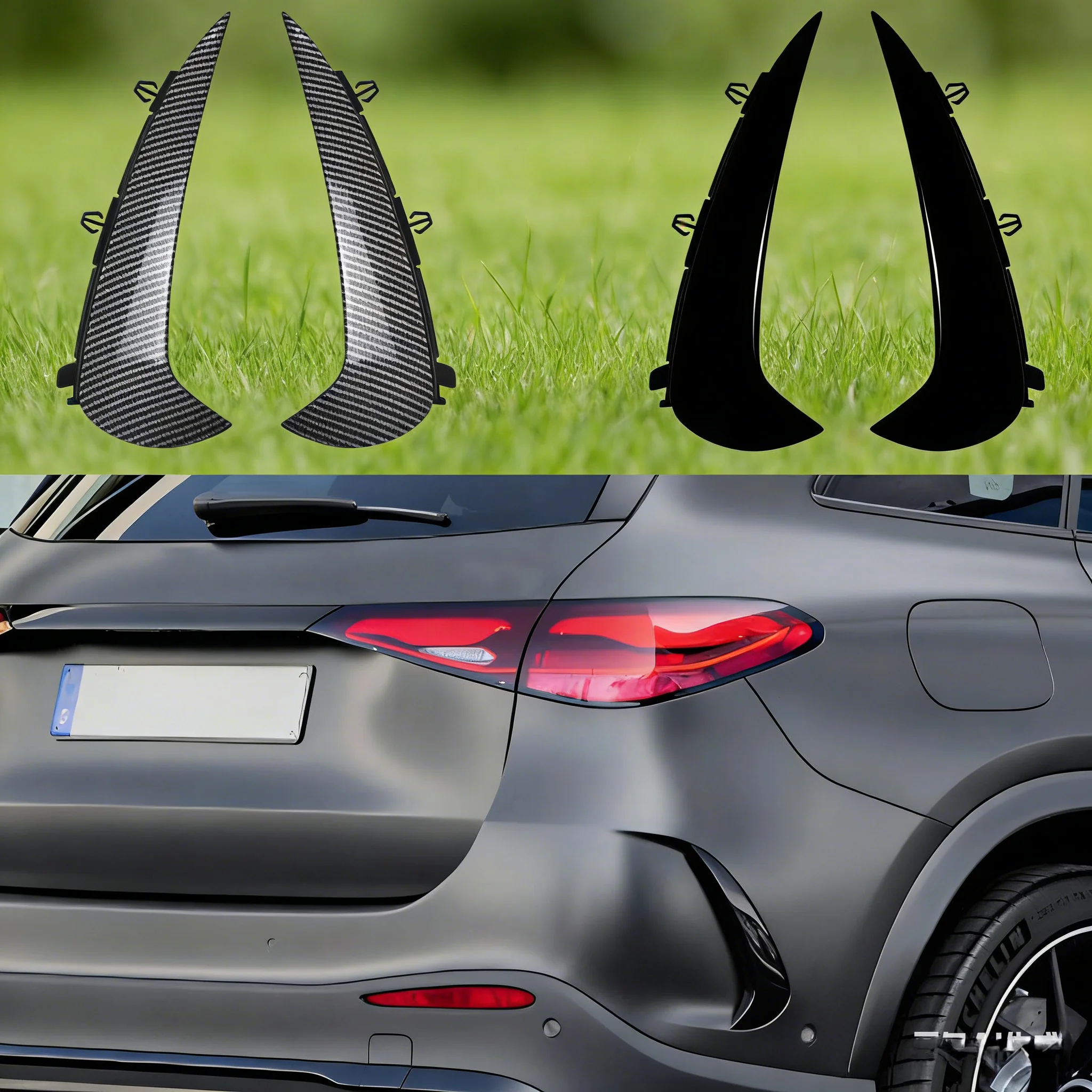 For Mercedes Benz GLC-Class X254 AMG Line 2023+ Body Kit Wind Knife Spoiler Tuning Air Blade Rear Side Splitter Car Accessories
For Mercedes Benz GLC-Class X254 AMG Line 2023+ Body Kit Wind Knife Spoiler Tuning Air Blade Rear Side Splitter Car Accessories