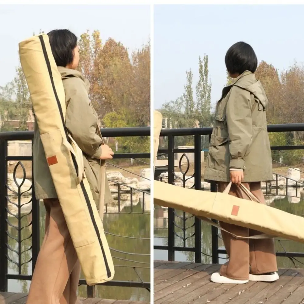 Portable Canvas Fishing Rod Bag Large Capacity Light Design Fishing Tackle Bag Fishing Storage Bag Rod Protection
Portable Canvas Fishing Rod Bag Large Capacity Light Design Fishing Tackle Bag Fishing Storage Bag Rod Protection