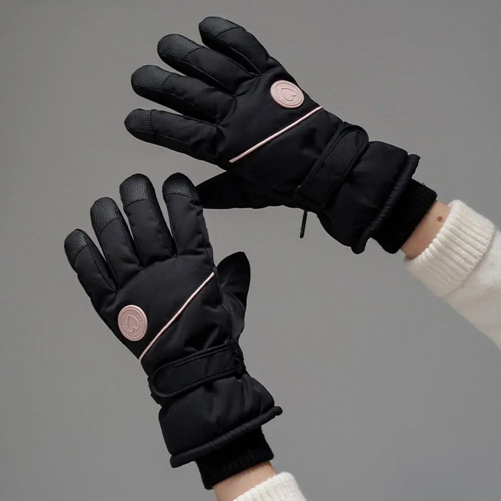 Fleece Lined Winter Skiing Gloves Anti-slip Touchscreen Warm Riding Gloves Waterproof Windproof Cycling Mitten for Women
Fleece Lined Winter Skiing Gloves Anti-slip Touchscreen Warm Riding Gloves Waterproof Windproof Cycling Mitten for Women
