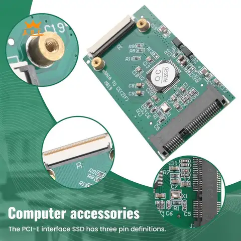 A08E-Mini SATA MSATA PCI-E SSD To 40Pin 1.8 Inch ZIF/CE Converter Card For IPOD IPAD For Toshiba For Hitachi ZIF Hard Disk