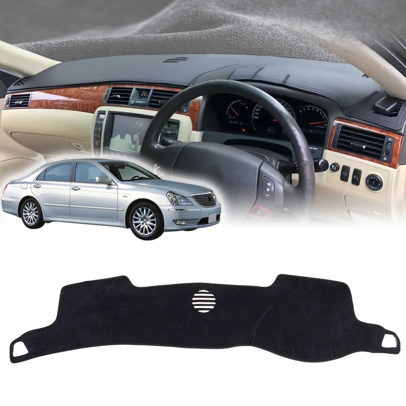 fit for Toyota Crown 2003 2004-2018 Car Dashmat DashMat Sunshade Dashboard Cover Pad Protective Carpet Leather Accessories
fit for Toyota Crown 2003 2004-2018 Car Dashmat DashMat Sunshade Dashboard Cover Pad Protective Carpet Leather Accessories