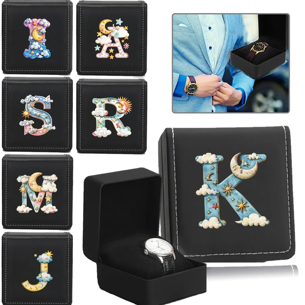 PU Dustproof Single Watch Gift Box Bring A Small Pillow Waterproof Anti Fall Iridescent Cloud Initial Name 26 Letters Pattern
PU Dustproof Single Watch Gift Box Bring A Small Pillow Waterproof Anti Fall Iridescent Cloud Initial Name 26 Letters Pattern