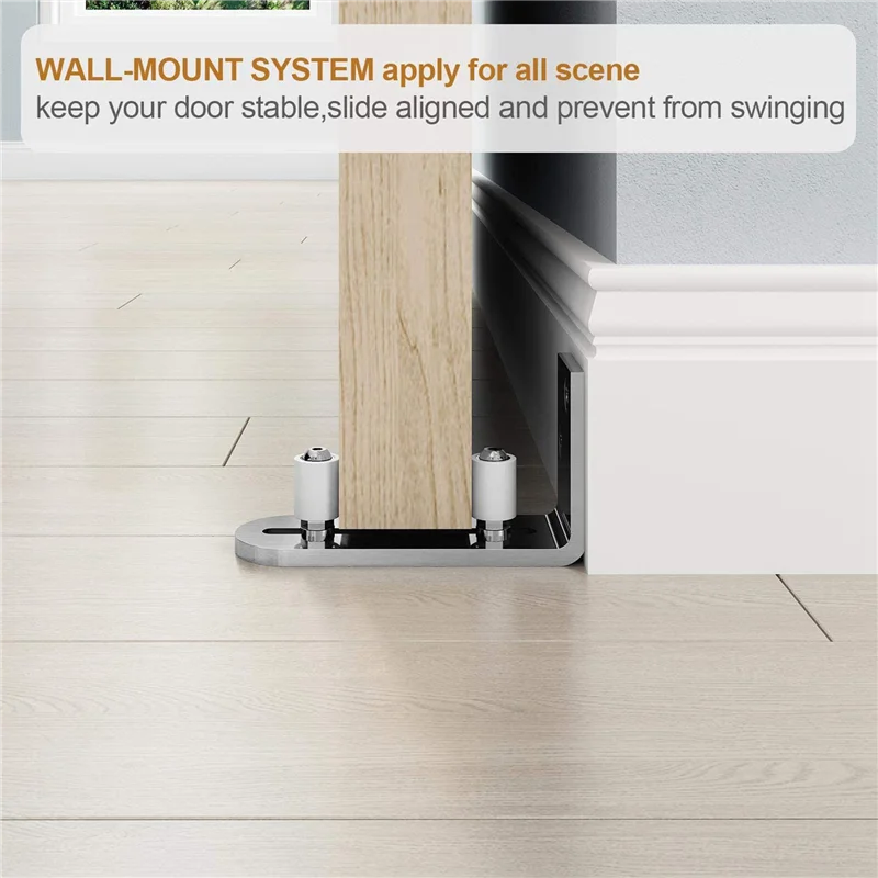 【Flash-Deal!】6X Modern Chrome Sliding Barn Door Floor Guide Ball Bearings Adjustable Stay Roller Wall Mount System For All Size
【Flash-Deal!】6X Modern Chrome Sliding Barn Door Floor Guide Ball Bearings Adjustable Stay Roller Wall Mount System For All Size