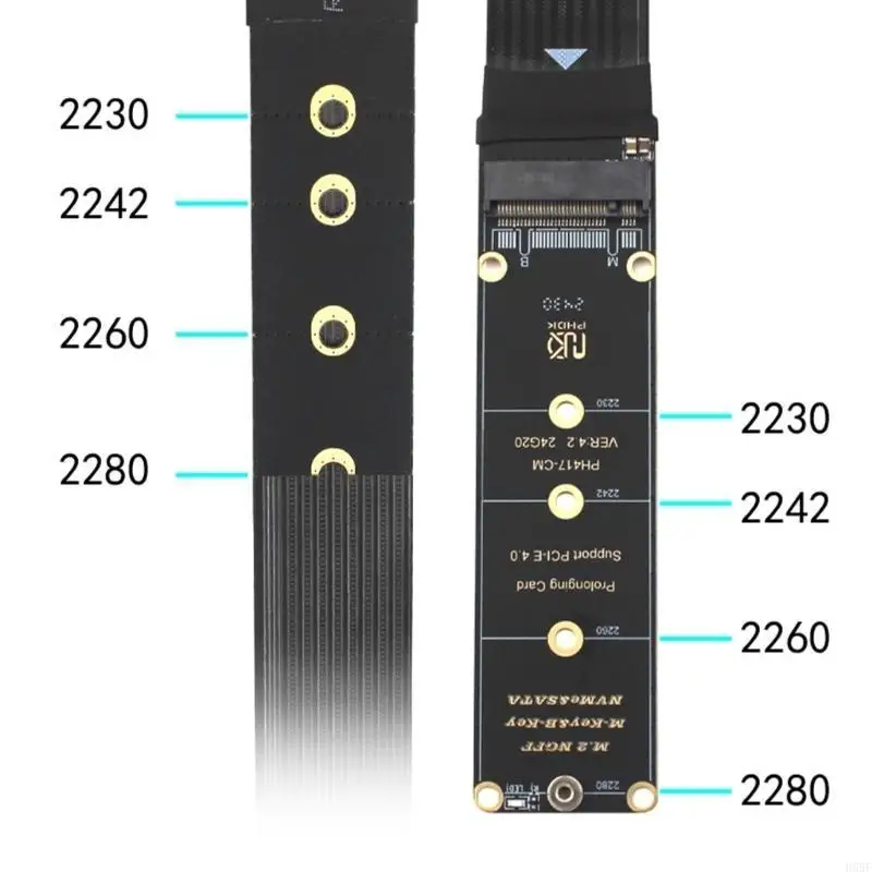 H55F M.2 NVMe Solid States Drives Extension Cable Solid Drives Risers Card Adapter M.2 to PCIE
H55F M.2 NVMe Solid States Drives Extension Cable Solid Drives Risers Card Adapter M.2 to PCIE