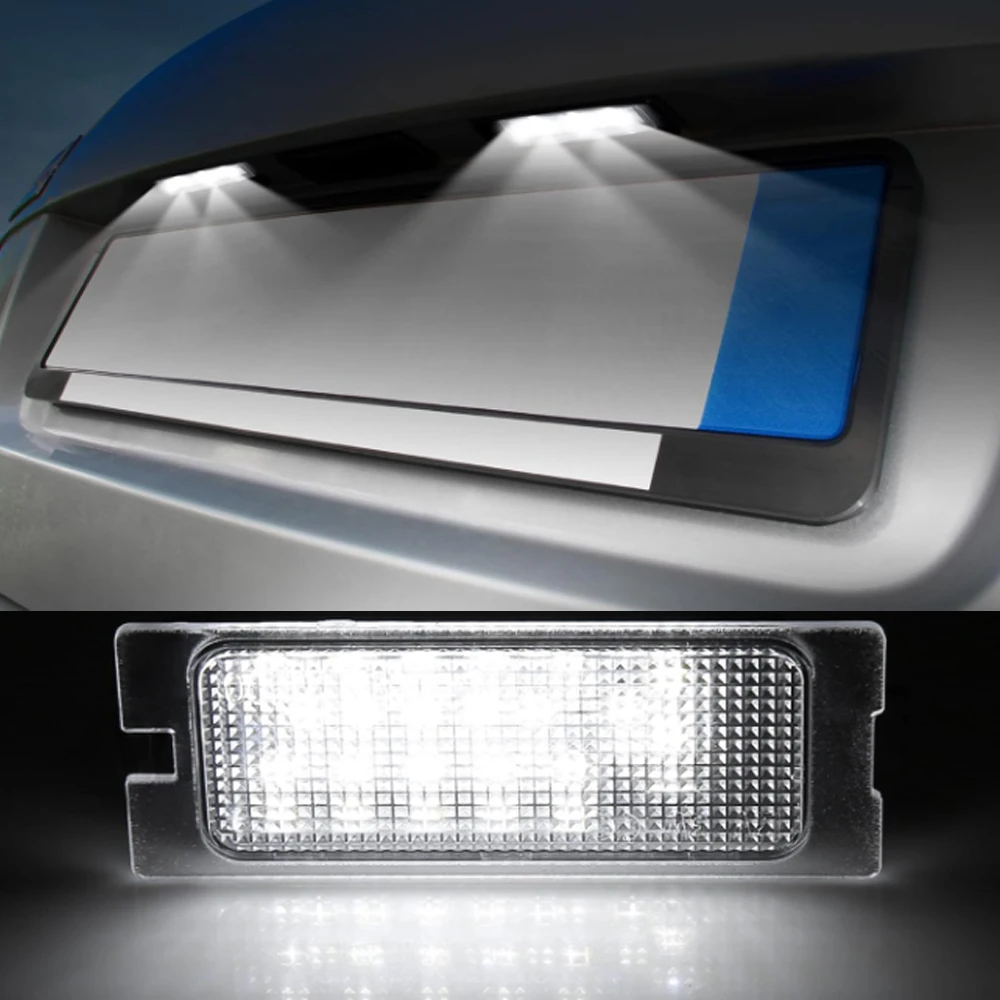 2Pcs LED License Plate Lights For Ford 7T4Z-13550-A 7T4Z13550A 12V DC Clear Cover Xenon White Light Car Accessories Lamps
2Pcs LED License Plate Lights For Ford 7T4Z-13550-A 7T4Z13550A 12V DC Clear Cover Xenon White Light Car Accessories Lamps