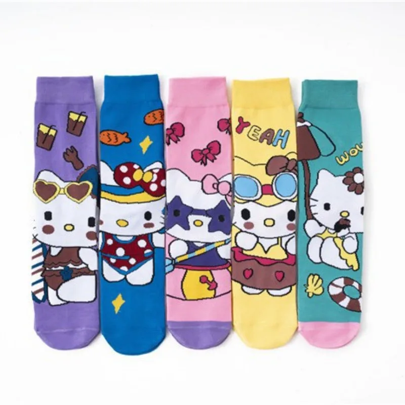 5 Style Hello Kitty Anime Long Stockings Autumn Winter Warm Socks Personality Hip Hop Long Knitted Cosplay Socks For Men Women
5 Style Hello Kitty Anime Long Stockings Autumn Winter Warm Socks Personality Hip Hop Long Knitted Cosplay Socks For Men Women