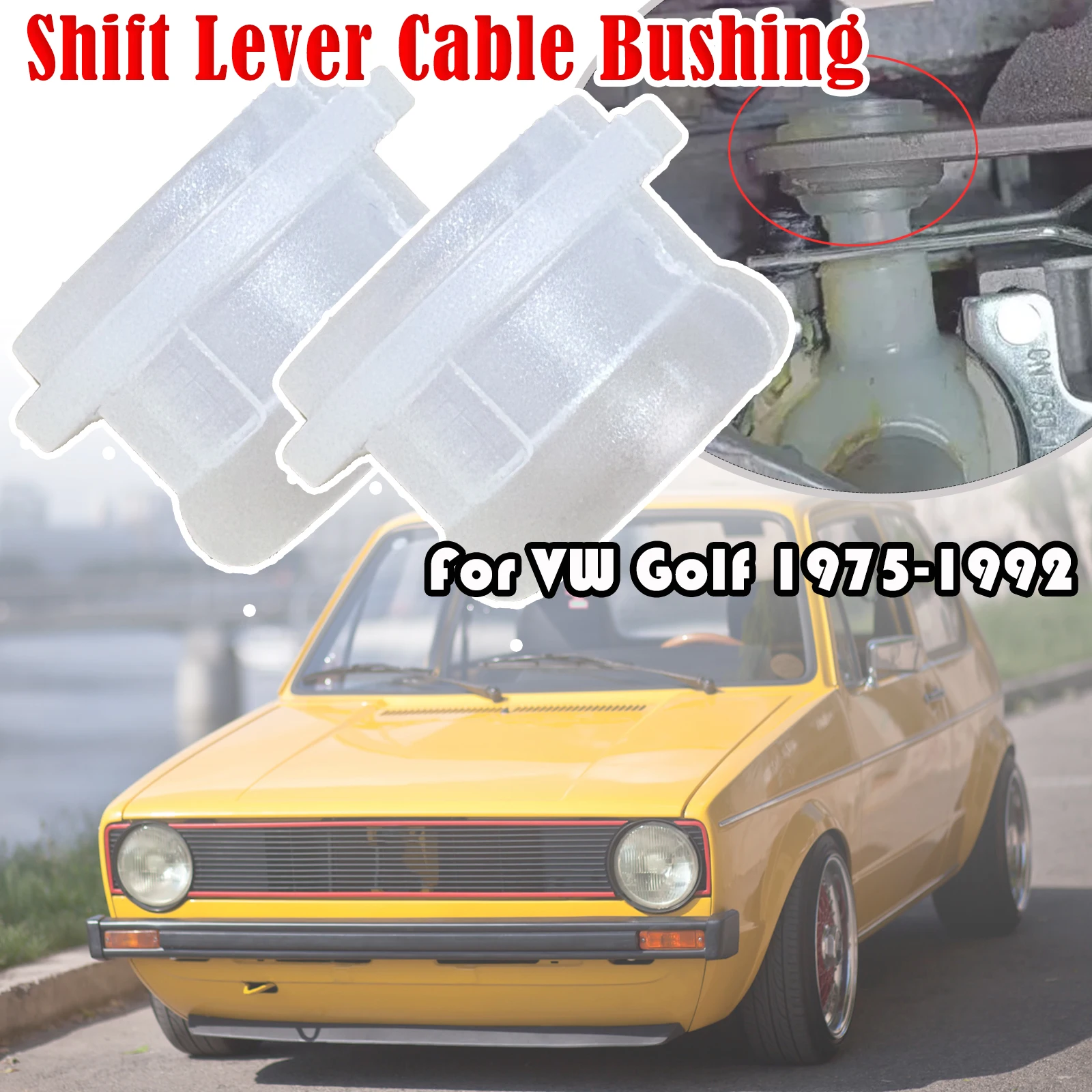 Manual Gear Shift Lever Cable Bushing Repair Kit For VW Golf Gearbox Selector End Linkage Rubber Sleeve 1975 1976 1978 1979-1992
Manual Gear Shift Lever Cable Bushing Repair Kit For VW Golf Gearbox Selector End Linkage Rubber Sleeve 1975 1976 1978 1979-1992