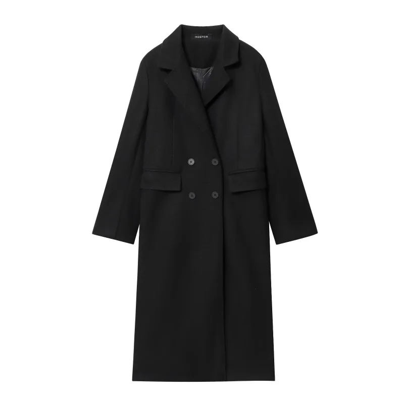 New Street Fashion European and American Women's Long Blend Coat
New Street Fashion European and American Women's Long Blend Coat