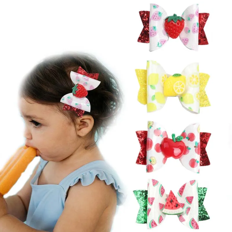 Oaoleer 3inch Glitter Strawberry Bows Hair Clips Cute Girls Cartoon Lemon Hairpins Barrettes Children Headwear Hair Accessories
Oaoleer 3inch Glitter Strawberry Bows Hair Clips Cute Girls Cartoon Lemon Hairpins Barrettes Children Headwear Hair Accessories