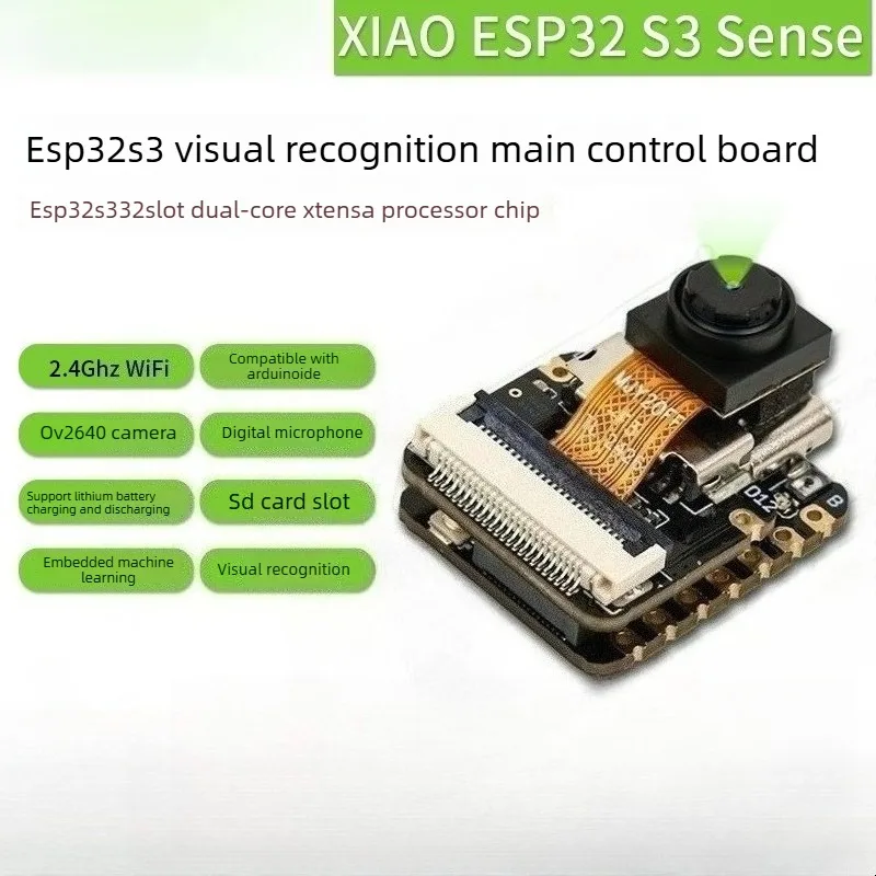 ESP32 S3 C3 C6 Sense Development Board AI Vision Camera WiFi Bluetooth IoT Module For DIY
ESP32 S3 C3 C6 Sense Development Board AI Vision Camera WiFi Bluetooth IoT Module For DIY