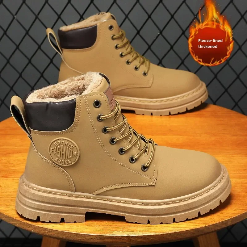 New Autumn Men Shoes Boots High Top Fashion Motorcycle Leather Shoe Outdoor Leisure Comfortable Boots Male Lace-Up Tenis Hombres
New Autumn Men Shoes Boots High Top Fashion Motorcycle Leather Shoe Outdoor Leisure Comfortable Boots Male Lace-Up Tenis Hombres