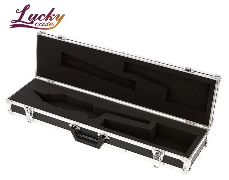 Professional Aluminum Flight Violin Case Heavy Duty Hard Shell Stringed Instrument Box With EVA Foam Padding Removable Lid