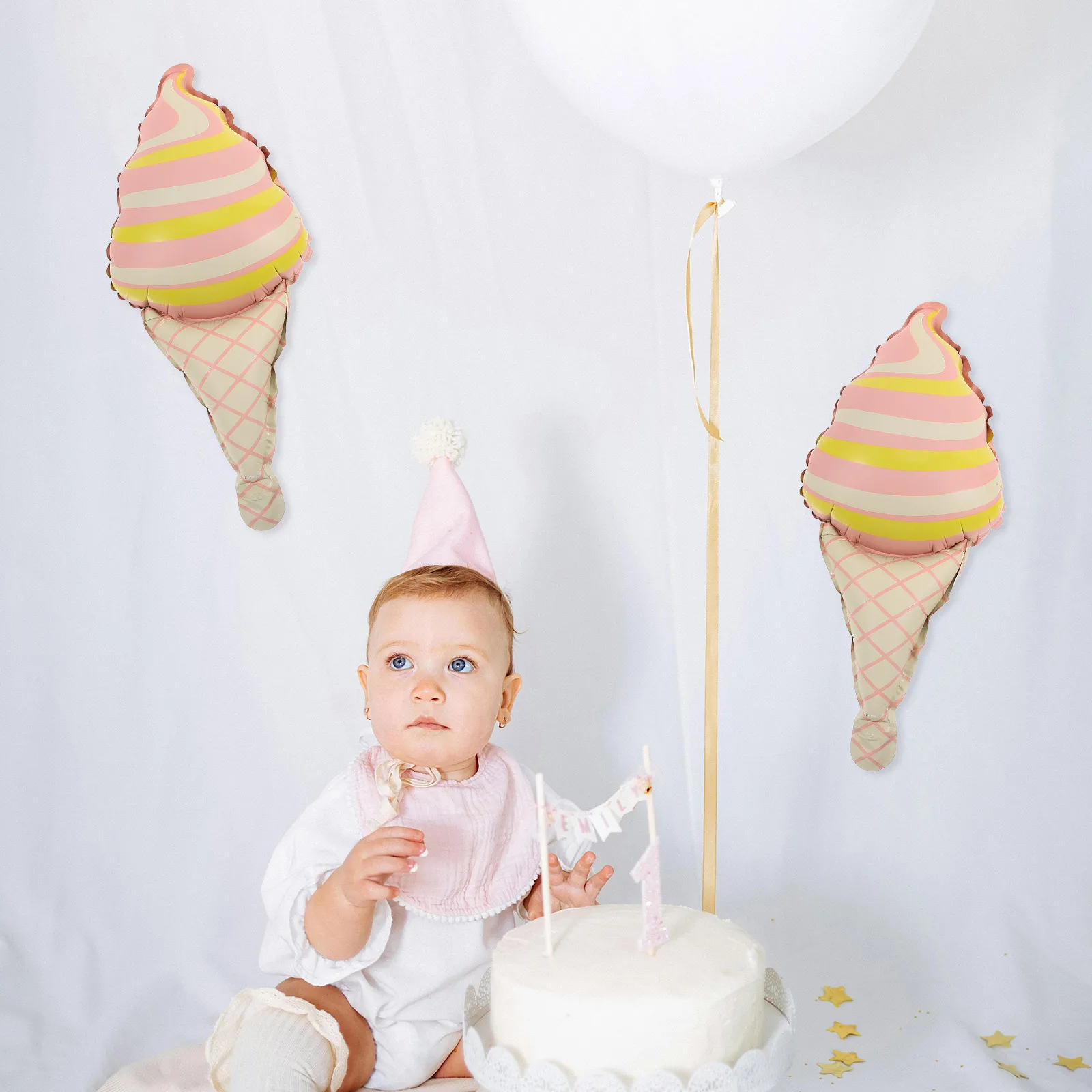 10 Pcs Ice Cream Balloons Cartoon Cone Balloon Party Supplies Birthday Decorations Summer Event Inflatable Balloons Safe
10 Pcs Ice Cream Balloons Cartoon Cone Balloon Party Supplies Birthday Decorations Summer Event Inflatable Balloons Safe