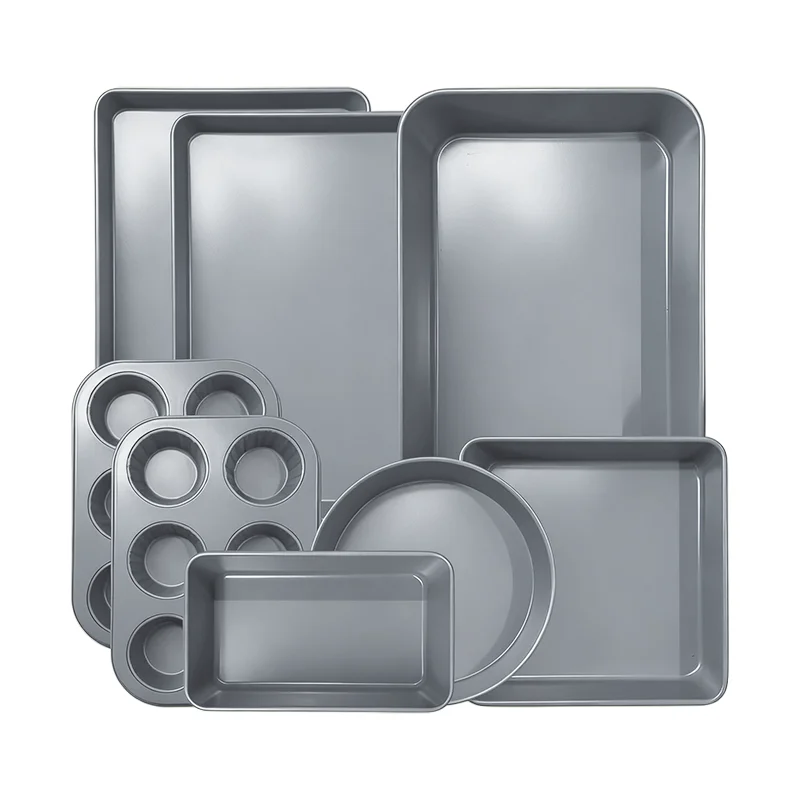 Набор из 8 форм для выпечки тортов из углеродистой стали с антипригарным покрытием, можно мыть в посудомоечной машине и экологически чистый для круглых и квадратных тортов
Набор из 8 форм для выпечки тортов из углеродистой стали с антипригарным покрытием, можно мыть в посудомоечной машине и экологически чистый для круглых и квадратных тортов