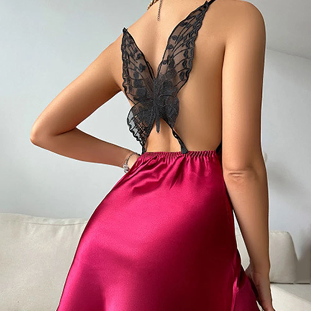 Backless Nightdress Ice Silk Pajamas Casual Lounge Brand New Condition Home Clothes Medium Stretch Fabric Polyester Material
Backless Nightdress Ice Silk Pajamas Casual Lounge Brand New Condition Home Clothes Medium Stretch Fabric Polyester Material
