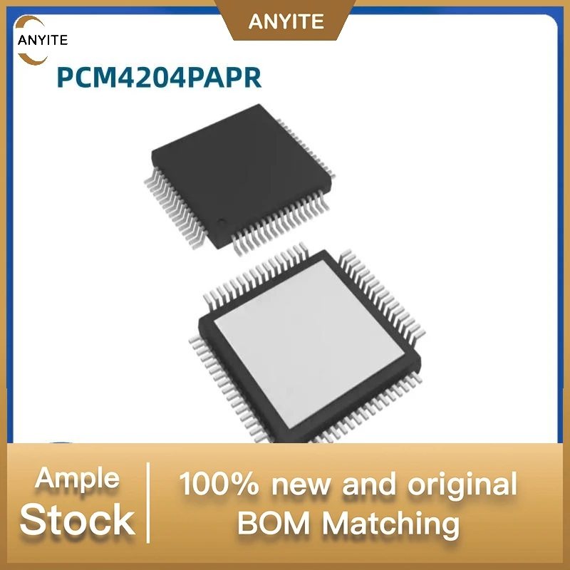 Новинка, 10 шт./лот PCM4204PAPR PCM4204 HTQFP64
Новинка, 10 шт./лот PCM4204PAPR PCM4204 HTQFP64