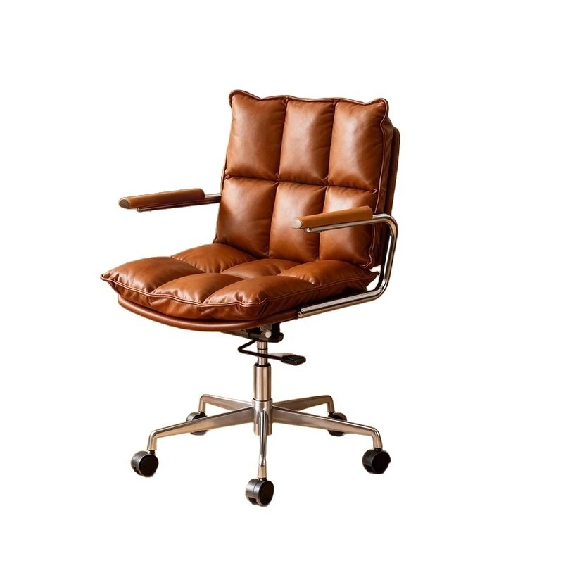 Кожаное офисное кресло в стиле ретро, кабинет, конференц-зал, домашний офис, подъемное вращающееся компьютерное кресло со спинкой c волосами
Кожаное офисное кресло в стиле ретро, кабинет, конференц-зал, домашний офис, подъемное вращающееся компьютерное кресло со спинкой c волосами