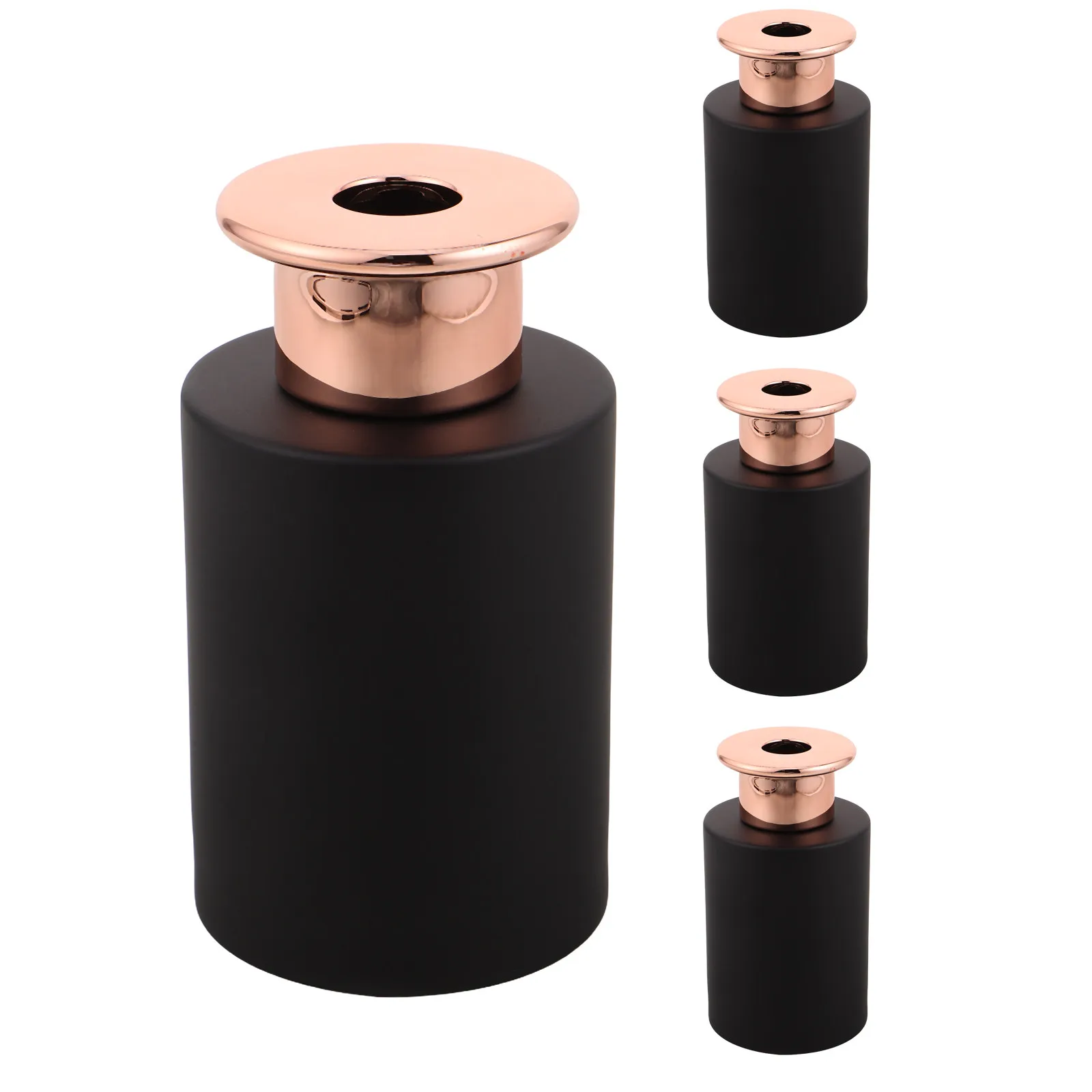 4Pcs Empty Glass Diffuser Bottles 120Ml with Matte Black Mushroom Cap Modern Decorative Aromatherapy Storage Bottles Refillable
4Pcs Empty Glass Diffuser Bottles 120Ml with Matte Black Mushroom Cap Modern Decorative Aromatherapy Storage Bottles Refillable