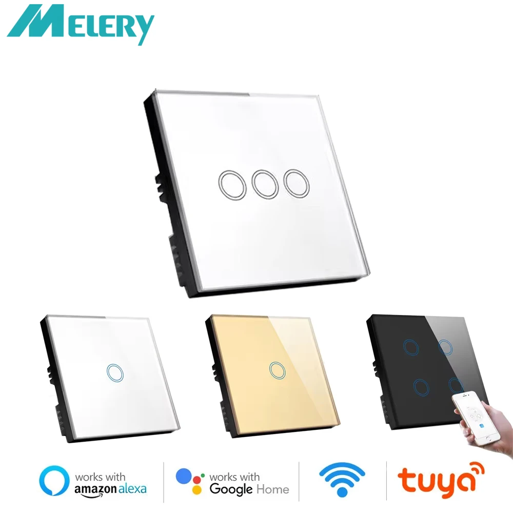 Melery WiFi Smart Light Wall Switch UK Standard Glass Panel Touch Sensor Wireless Electrical Remote Control by Alexa Google Home
Melery WiFi Smart Light Wall Switch UK Standard Glass Panel Touch Sensor Wireless Electrical Remote Control by Alexa Google Home